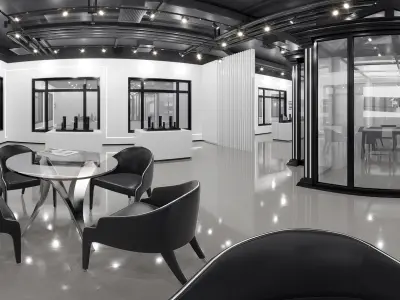 Design Classroom Calligraphy 3D model