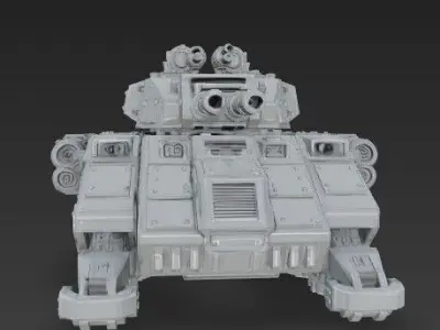 D Printable Iron Oath Goliath Heavy Assault Tank 3D model