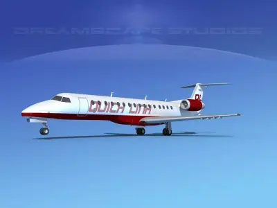 Embraer ERJ-140 Quicklink 3D model