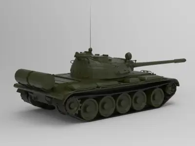 T-55 tank 3D model