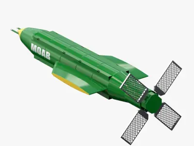 GBU 43 MOAB 3D model
