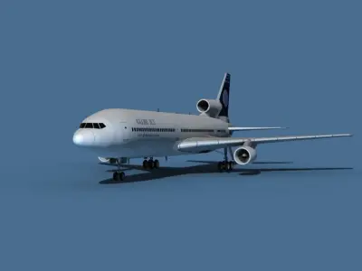 Lockheed L-1011-50 Globe Jet 3D model