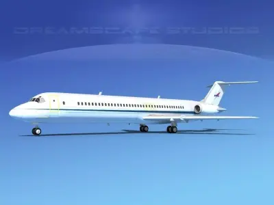 Douglas C-9-50 Nightingale NASA 3D model