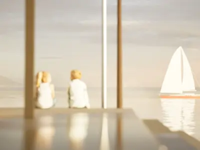 sea house model  3D model