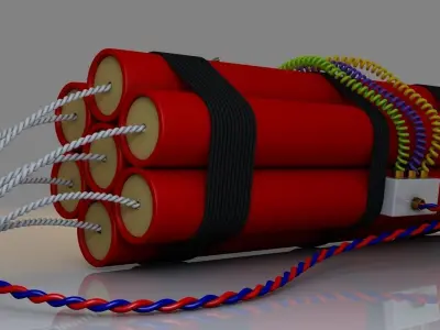 Dynamite Symbol 3D model