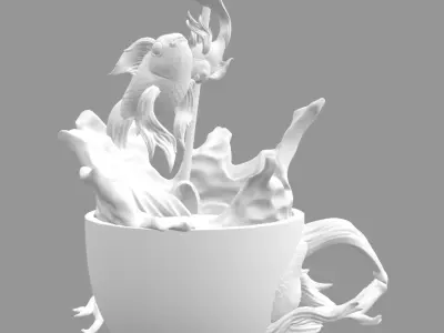 Unexpected Teacup Free 3D print model