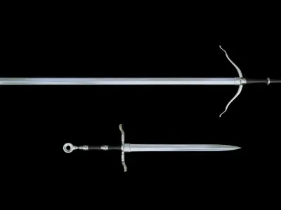 Swords and Knife Pack 16 Models Low-poly 3D model