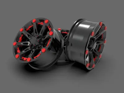 Generic Off-Road Rim 3D model