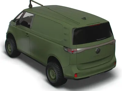 VW ID Buzz Military 2022 3D model