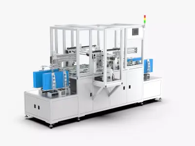 Automatic LCD Panel Gold Finger Tape Machine 3D model