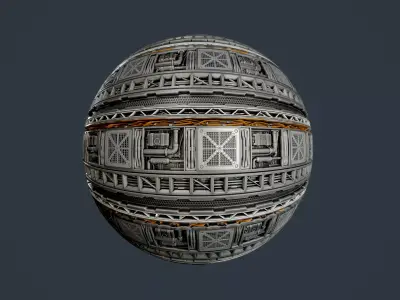 Sci-Fi Military Seamless PBR Texture 100 Texture