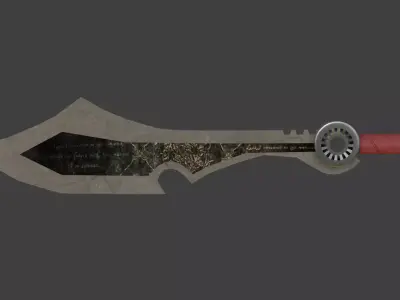 Stone sword 3D model