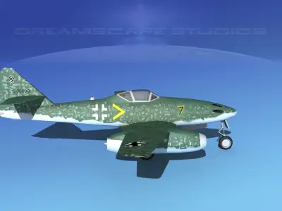 Messerschmitt ME-262A1 Swallow V06 3D model