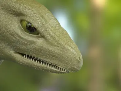 Reptile Dinosaur WIP 3D model