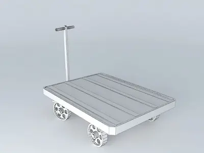 Eco Rail Track Platform Bogie Dummy Old Steam Days Free 3D model