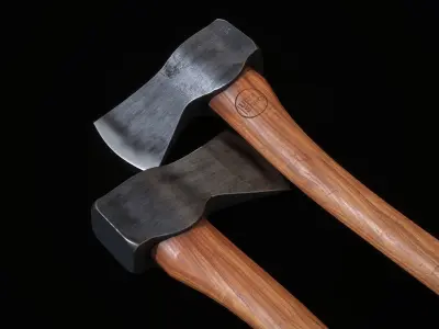 Axe Melee Weapon Low-poly 3D model
