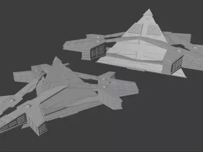 HaTak Pyramid Mothership 3D print model