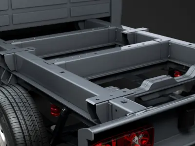 Peugeot Boxer Manager Chassis Truck Crew Cab 3450 WB 2014 3D model