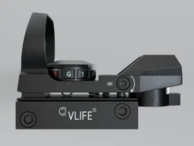 Red Dot Sight 3D model