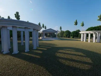 Historical temple-place of worship 3D model