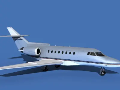 Hawker Siddley 1000 V16 3D model