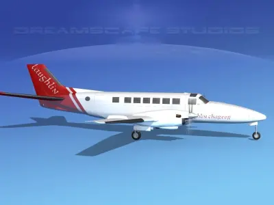 Beechcraft B99 Laughlin Charter 3D model