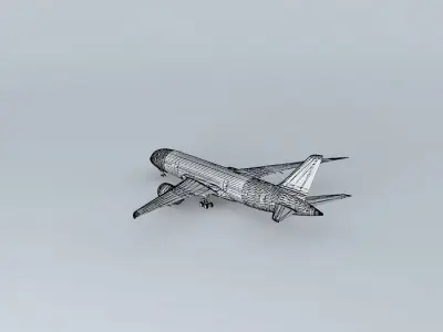 Template Boeing 7878S Free 3D model