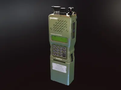 TCA ANPRC 152 GPS Radio Low-poly 3D model