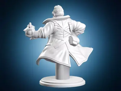 Nesbit Steampunk Bust 3D print model