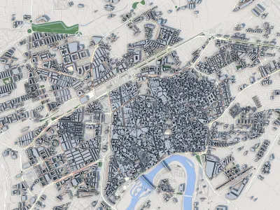 Cordoba City Spain 3D model