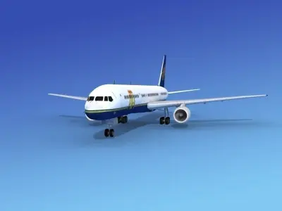 Boeing 757-200 ATA Airlines 3D model
