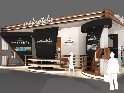 Exhibition stand - ST0029 3D model