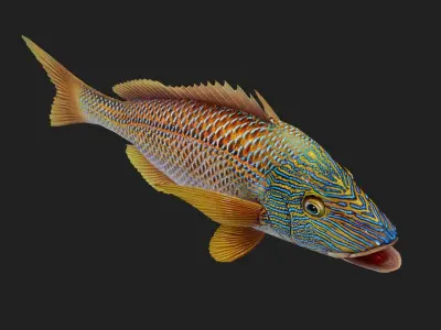 Grunt Low-poly 3D model