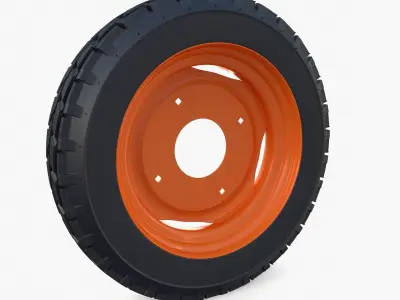 Full Tractor wheel v1 3D model