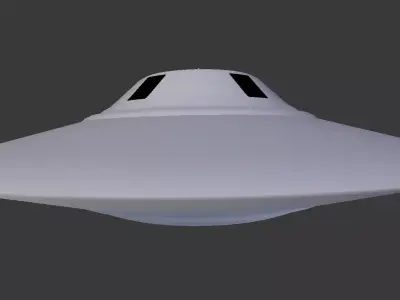 Bob Lazar Sport Model Flying Saucer 3D model