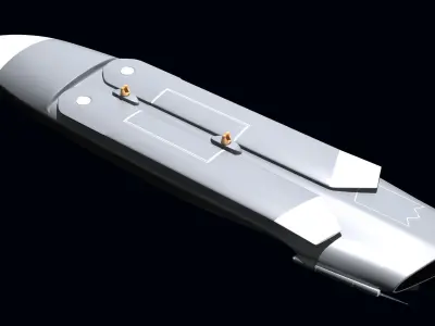 UCAV Molniya 3D model