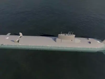 submarine- class Submarine 3D model