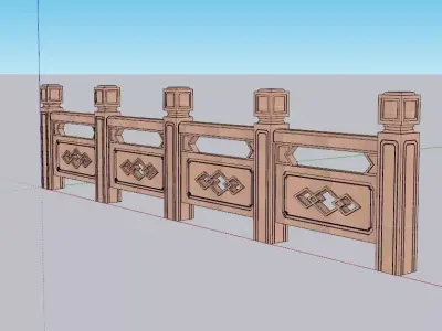 indian jodhpuri stone jali  Low-poly 3D model