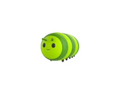 Character204 Caterpillar 3D model