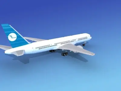 Boeing 757-200 Finnair 3D model