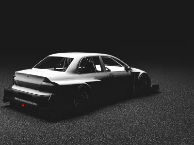 Mitsubishi Lancer Evolution Free 3D model