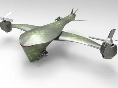 terminator jet 3D model