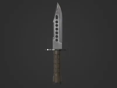 M9 Bayonet Lightweight Low-poly 3D model