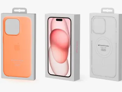Apple iPhone 15 Packaging Collection(1) 3D model