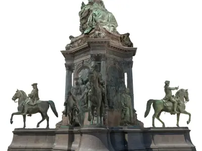 Statue Pack 9 3D model