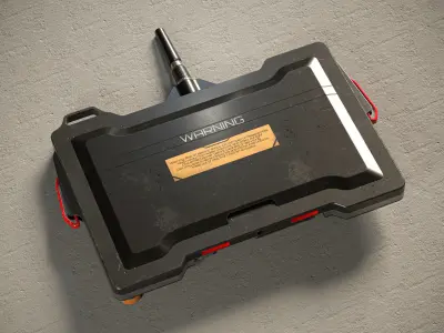 Sci-fi Controller V42 PBR Low-poly 3D model