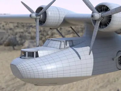 Consolidated PBY Catalina Flying Boat 3D model