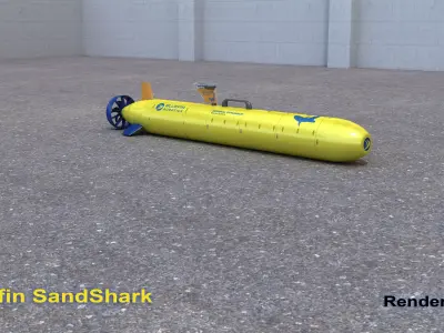 Bluefin SandShark AUV 3D model