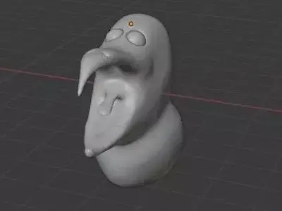 Vulture Head Sculpt Free 3D print model