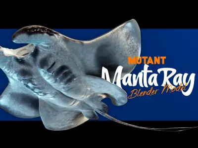 Manta Ray Mutant 3D model